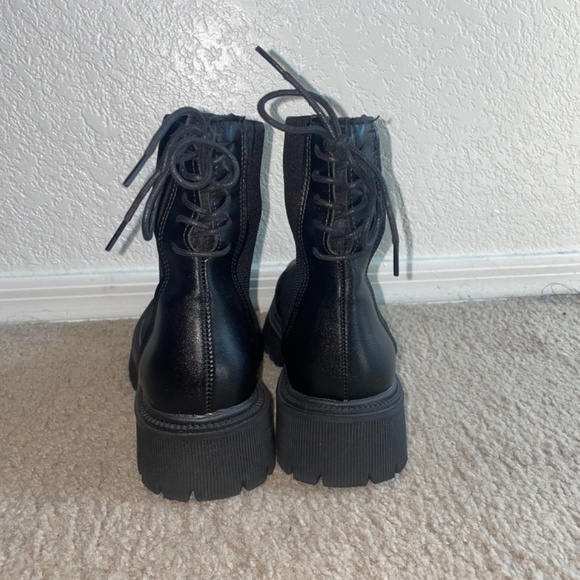 Black Combat Boots - Picture 5 of 7